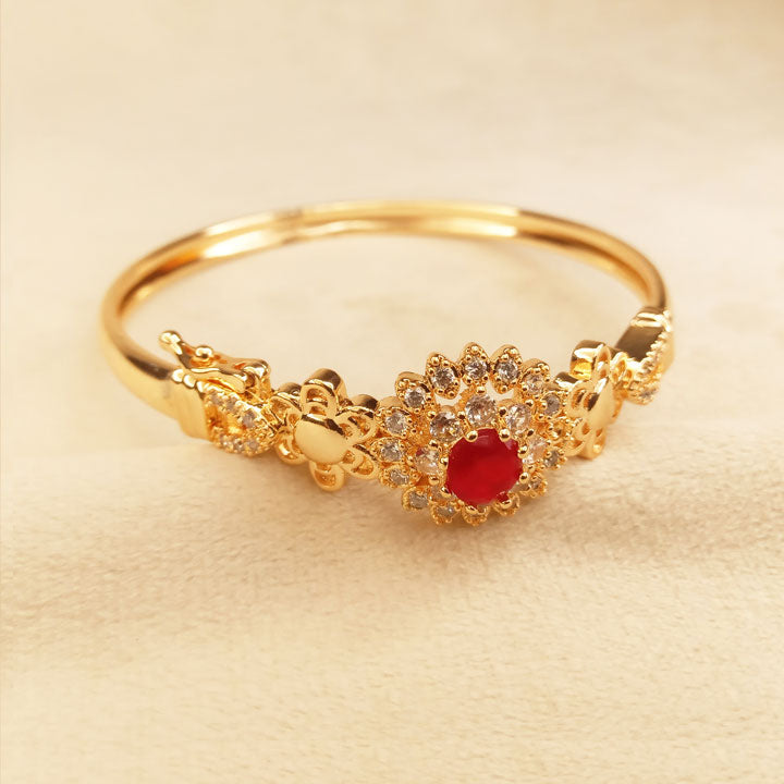 Red Stone Karra Bangle 0635