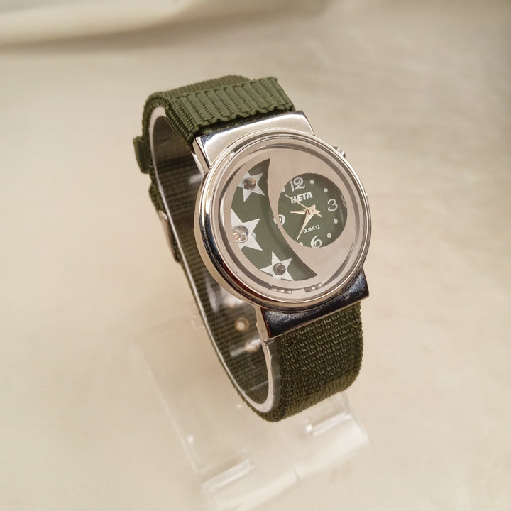 Green Strap Wrist Watch 0562