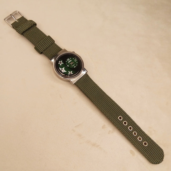 Green Strap Wrist Watch 0562