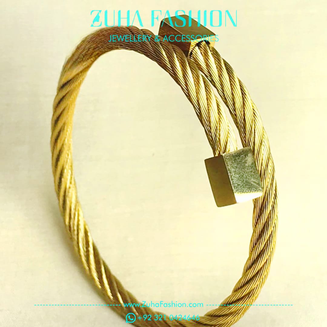 Heavy Golden Kara For Men 0113