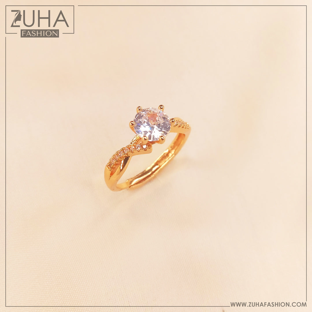 solitaire golden ring