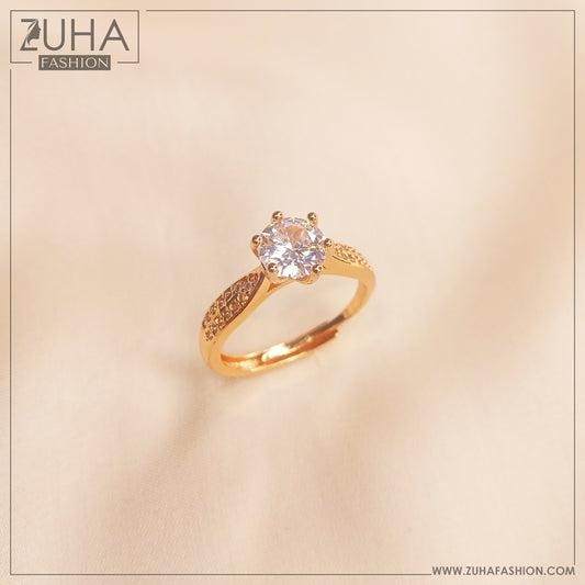 Solitaire Golden Ring 0463