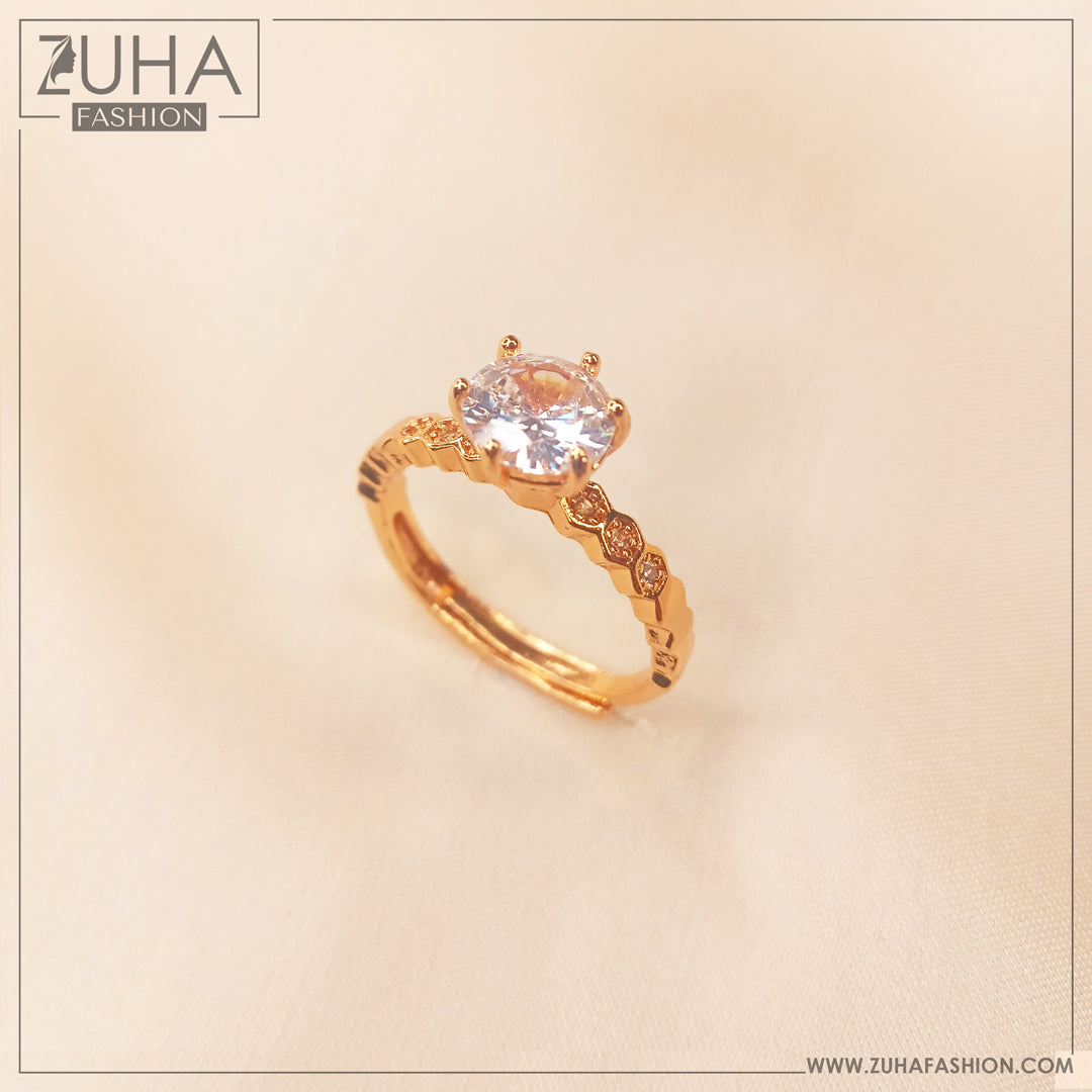Solitaire Golden Ring 0465