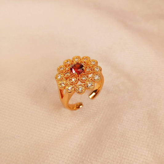 wine crystal ring