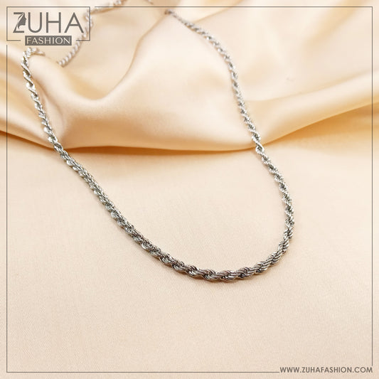 Gents Silver Rope Chain 0456