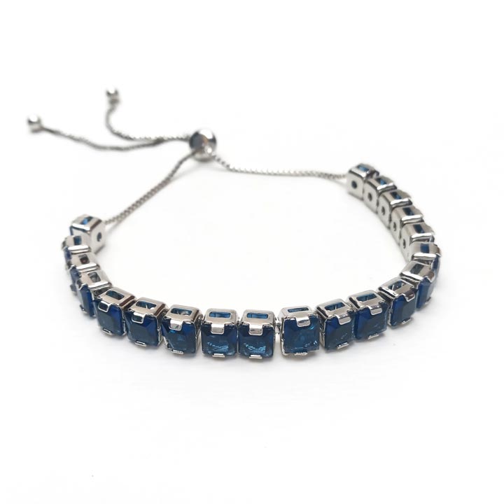 Blue Zircon Bracelet for Girls 0931