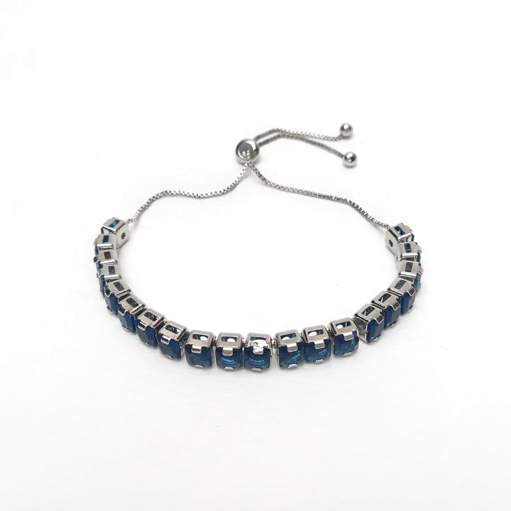 Blue Zircon Bracelet for Girls 0931