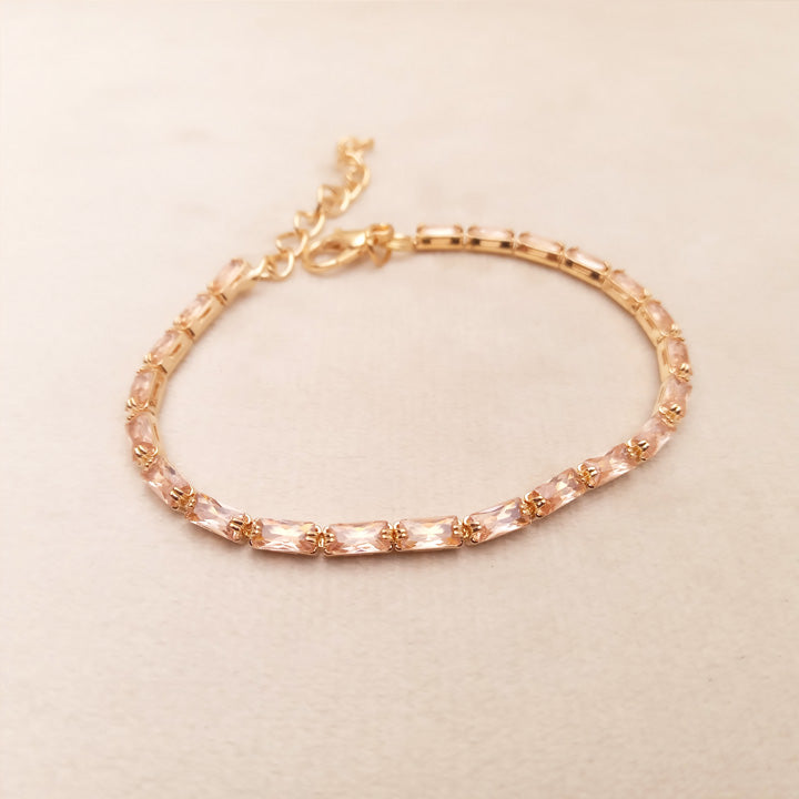 Champagne Crystal Bracelet 0724