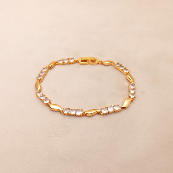 Golden Crystal Bracelet 0721
