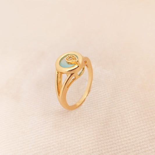 Sea Green Golden Ring 0708