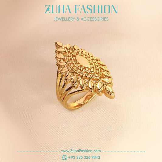 Gold Style Ring for Girls 0991