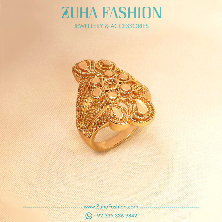 Gold Style Ring for Girls 0992
