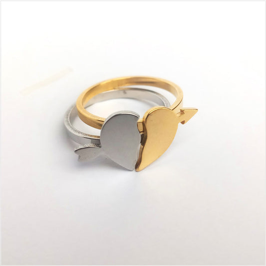 heart couple ring
