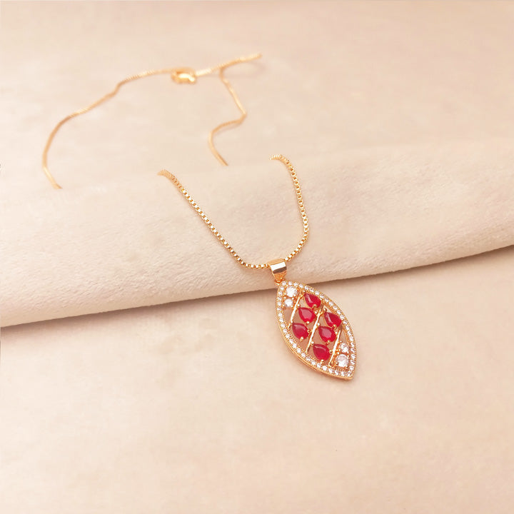 Red Crystal Locket for Women 0772