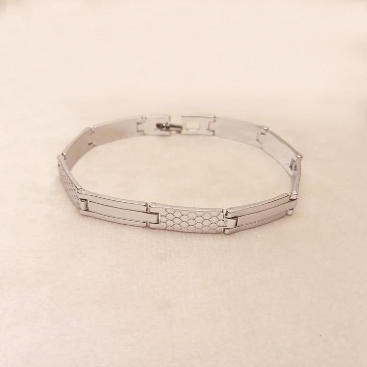 silver mens bracelet