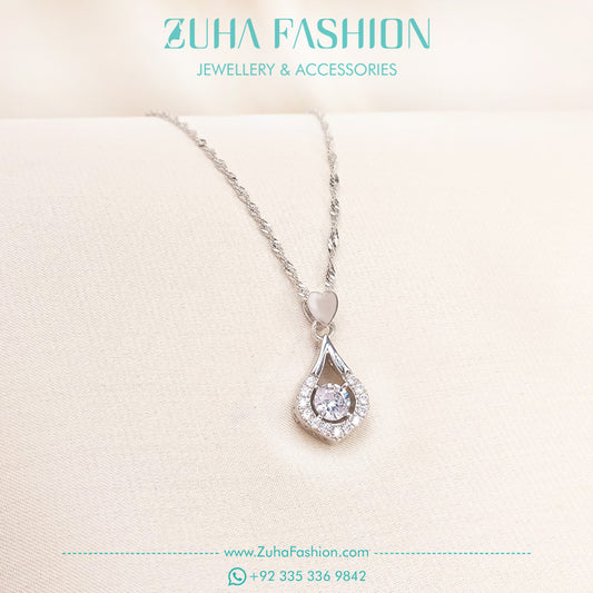 Silver Crystal Locket for Girls 0962