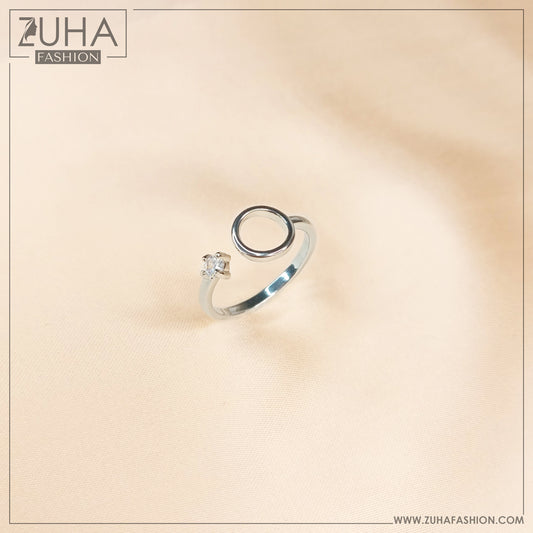 Adjustable Casual Silver Ring 0150