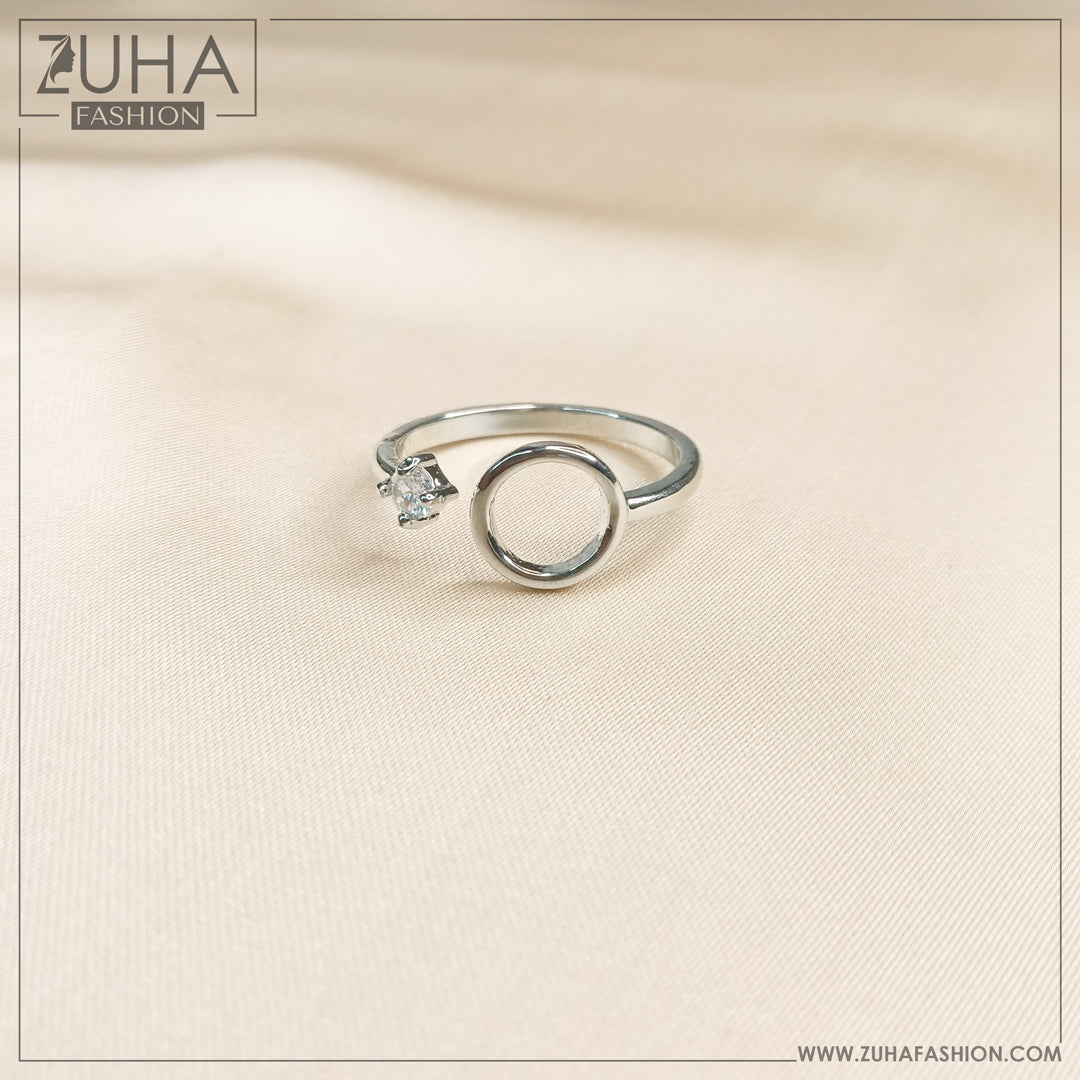 Adjustable Casual Silver Ring 0150