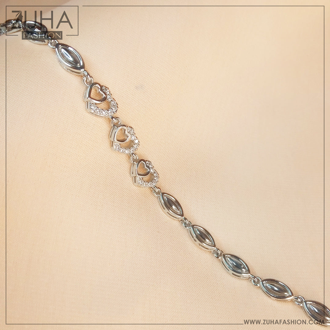 Elegant Style Silver Bracelet 0187