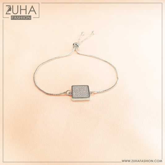 Elegant Silver Chain Bracelet 0189