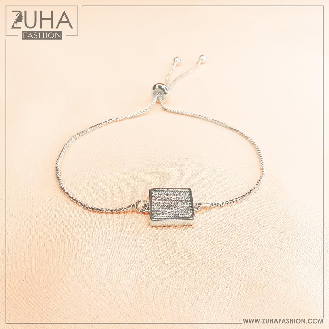 Elegant Silver Chain Bracelet 0189